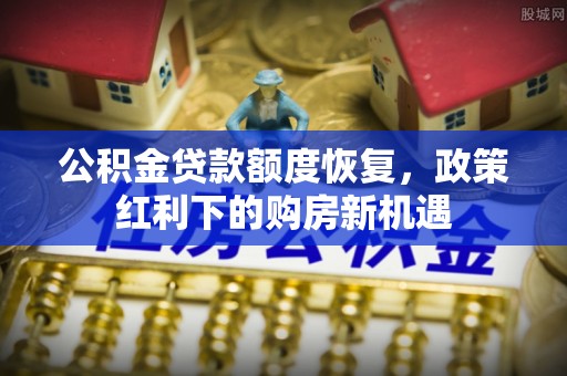 定海公积金贷款额度恢复，政策红利下的购房新机遇
