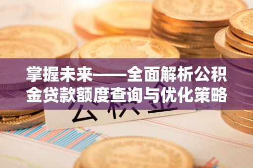 定海掌握未来——全面解析公积金贷款额度查询与优化策略