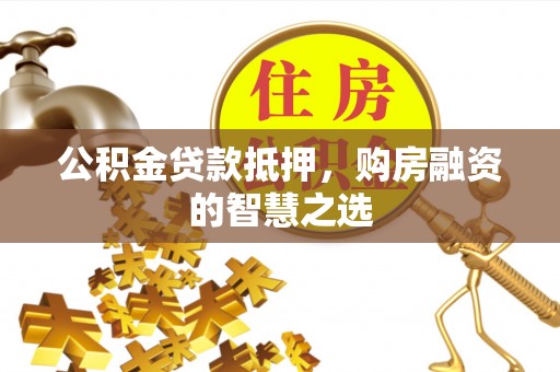 定海公积金贷款抵押，购房融资的智慧之选