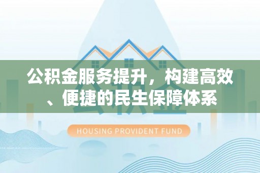 定海公积金服务提升，构建高效、便捷的民生保障体系