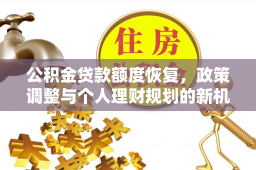 定海公积金贷款额度恢复，政策调整与个人理财规划的新机遇