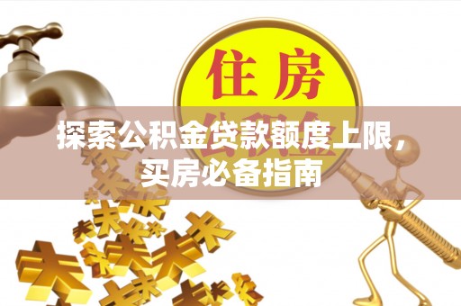 定海探索公积金贷款额度上限，买房必备指南