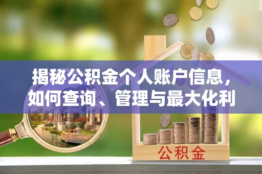 定海揭秘公积金个人账户信息，如何查询、管理与最大化利用