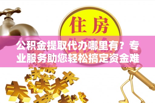 定海公积金提取代办哪里有？专业服务助您轻松搞定资金难题