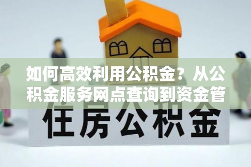定海如何高效利用公积金？从公积金服务网点查询到资金管理全攻略