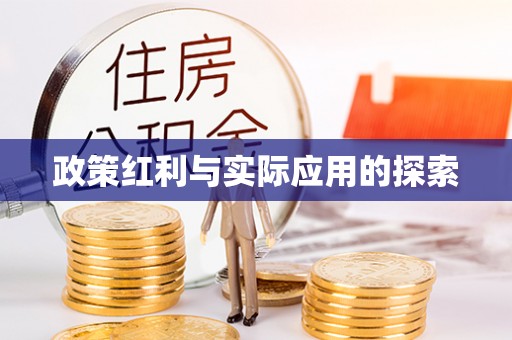 定海政策红利与实际应用的探索